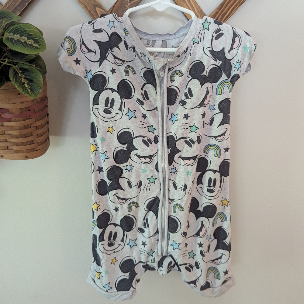 Little Sleepies Disney Mickey Forever Shortie Zippy